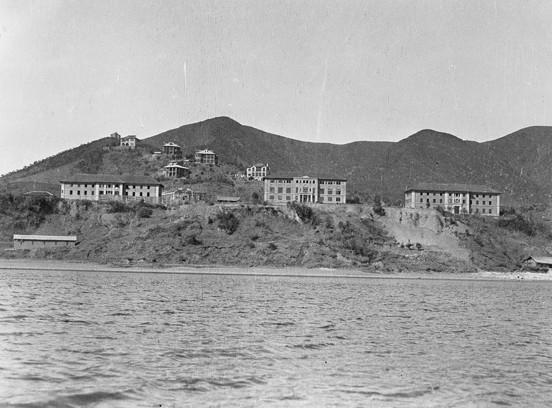 Hangchow Unversity as seen from Qiantang River in Hangzhou, Zhejiang