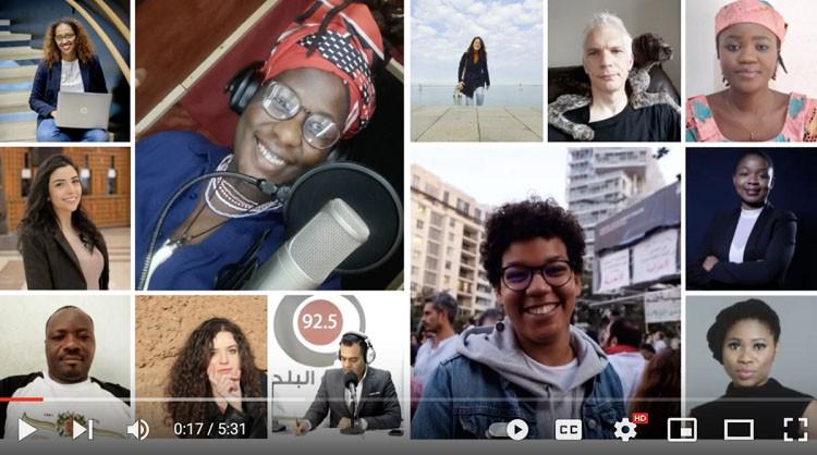 A sreenshot of an online event conducted on 9 June when the World Association for Christian Communication (WACC) celebrated the achievements of the journalists and communicators who successfully completed their cross-regional migration reporting project called “Changing the Narrative”