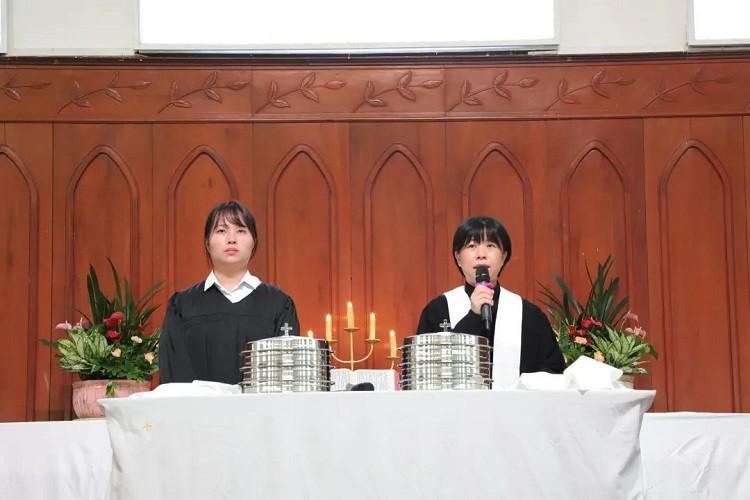 A baptism service was held in Guangxiao Church, Guangzhou, Guangdong, on August 7, 2022.