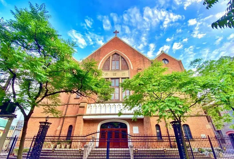 Jingling Church in Hongkou District, Shanghai
