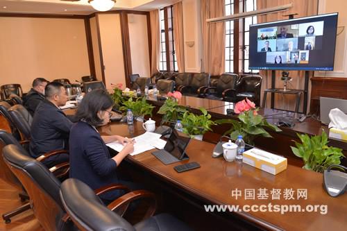 Leaders of the Chinese Christian Council hosted a video talk with United Bible Association on October 11, 2022.