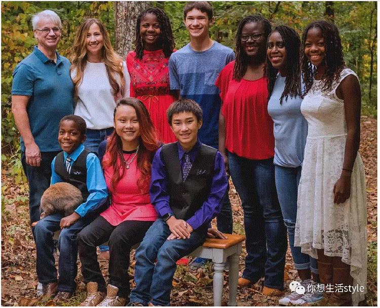 Big family–The Williams (The eldest son not in the photo)