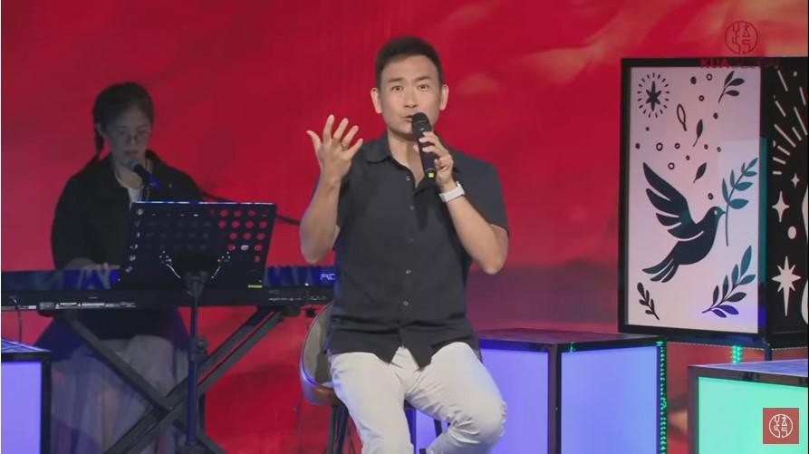 Rev. Gordon Huang, senior pastor of Taiwan Danshui church, gave a sermon sharing that the essence of faith during a Kua Global evangelistic meeting on September 24, 2022.
