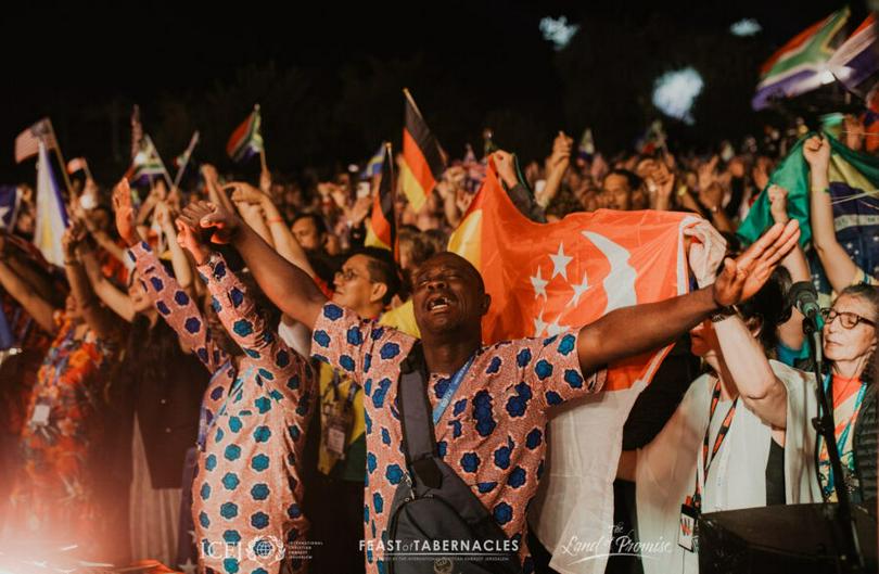 Christians worshipped God during the Feast of Tabernacles celebration held in Capernaum National Park at Galilee Sea from October 9 to 16, 2022.