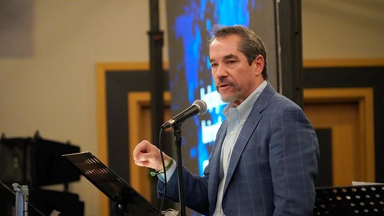 Dr. Michael A. Ortiz, International Director of ICETE, speaking at the opening session of the C-22 global consultation on theological education.