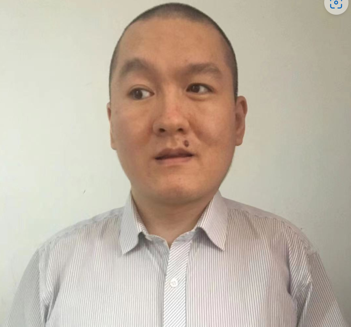 A picture of a blind Christian named Huoshi