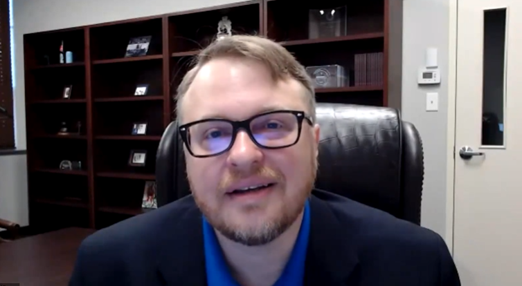 Dr. Matt Queen, provost of Southeast Baptist Theological Seminary, delivered a lecture upon evangelism at the second day of the 2023 Global Missionary Mobilization Conference for Memorial to Dr. Nelson Bell on April 21st, 2023.