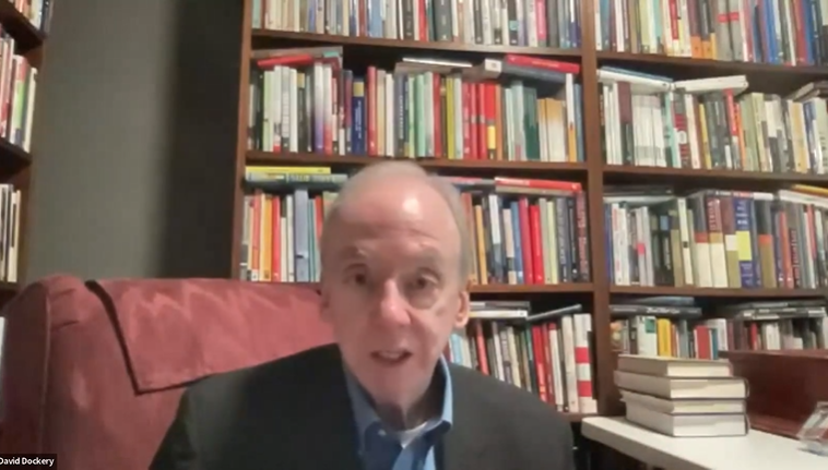 Dr. David Dockery, president of Southeast Baptist Theological Seminary, spoke upon Christian education at the second day of the 2023 Global Missionary Mobilization Conference for Memorial to Dr. Nelson Bell on April 21st., 2023.